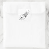 Sticker Carré Martian Manhunter Soit 4 (Sac)