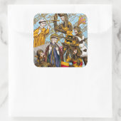 Sticker Carré Martyre de saint Thomas Becket (M 031) (Sac)