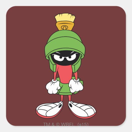 STICKER CARRÉ MARVIN LE MARTIAN™ (Devant)