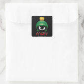 Sticker Carré MARVIN MARTIAN™ Emoji en colère (Sac)