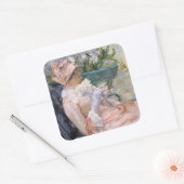 Sticker Carré Mary Cassatt - La Coupe du Thé (Enveloppe)