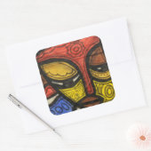 Sticker Carré Masque 2 (Enveloppe)