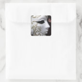 STICKER CARRÉ MASQUÉRADE (OR) (Sac)