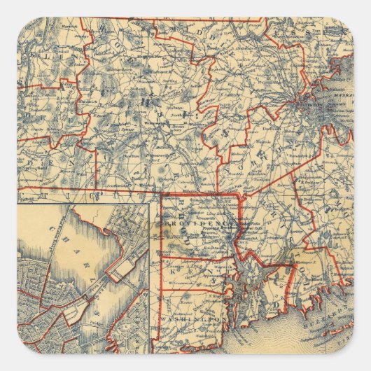 Sticker Carré Masse, RI (Devant)