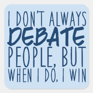 Sticker Carré Master Debater
