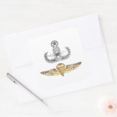 Sticker Carré Master EOD Parachutiste (Enveloppe)