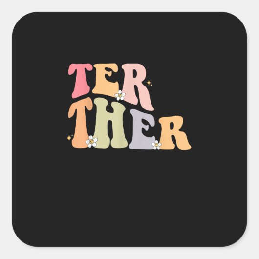 Sticker Carré Matching Couples Better Together Best Friends Desi (Devant)