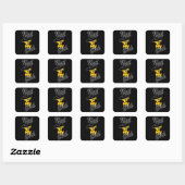 Sticker Carré Math Chick #4 (Feuille)