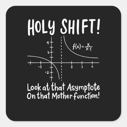 Sticker Carré Mathématiques (Devant)