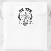 Sticker Carré Matthieu 5:14 Soyez La Lumière Bible Chrétienne Ve (Sac)