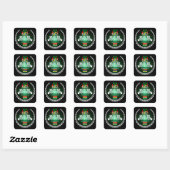 Sticker Carré Maurice (Feuille)