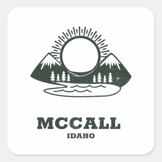 Sticker Carré McCall - Idaho (Devant)