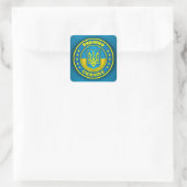 Sticker Carré Médaille d'Ukraine (Sac)