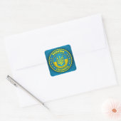 Sticker Carré Médaille d'Ukraine (Enveloppe)