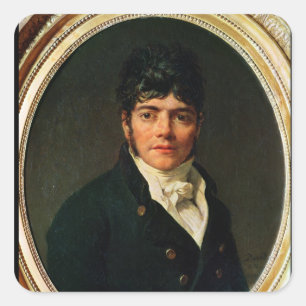Sticker Carré médaillon Portrait du Comte Esteve, 1804