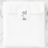 Sticker Carré Médecin Bâtonnet de Base (Sac)