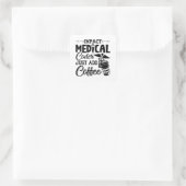 Sticker Carré Medical Coder Just Add Coffee Programmer Coding (Sac)