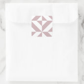 Sticker Carré Medium Mauve Geometric Deco Cube Pattern (Sac)