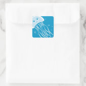 Sticker Carré Méduse apathique (Sac)