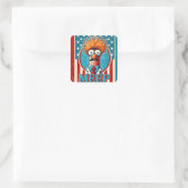 Sticker Carré MEEP Trump (Sac)