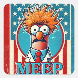 Sticker Carré MEEP Trump