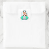 Sticker Carré Meerkat (Sac)
