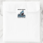 Sticker Carré Megalodon (Sac)