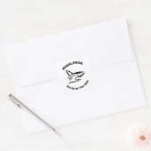 Sticker Carré Megalodon (Enveloppe)