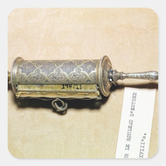 Sticker Carré Megillah coque, d'Alsace (Devant)