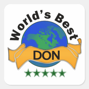 Sticker Carré Meilleur DON du monde
