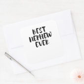 Sticker Carré Meilleur neveu (Enveloppe)