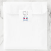 Sticker Carré Meilleure chose sur Internet | Rencontres en ligne (Sac)