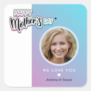 Sticker Carré Meilleure maman jamais