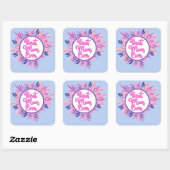 Sticker Carré Meilleure maman jamais (Feuille)