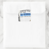 Sticker Carré Meilleure médecine (Sac)