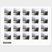 Sticker Carré Membres de la visite, conseil, recherche (Feuille)