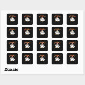 Sticker Carré Mème drôle F-Caw-F Poulet (Feuille)