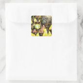 Sticker Carré Même plus grande idée de couleur (Sac)