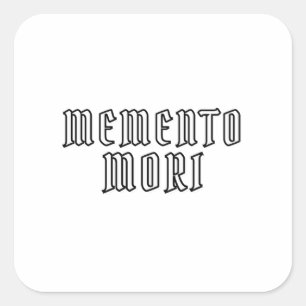 Sticker Carré Méménite Mori