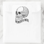 Sticker Carré Memento mori (Sac)