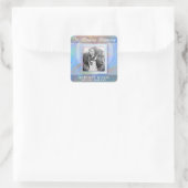 Sticker Carré Memorial Rainbow Cloud - Ajouter une photo (Sac)