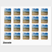 Sticker Carré Mer et vagues (Feuille)