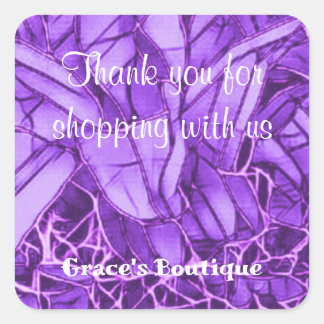 Sticker Carré Merci