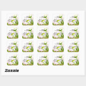 Sticker Carré Merci (Feuille)
