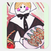 STICKER CARRÉ MERCI (Devant)