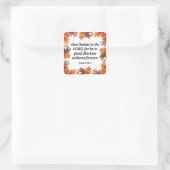 Sticker Carré Merci (Sac)