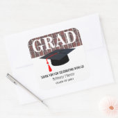 Sticker Carré Merci (Enveloppe)