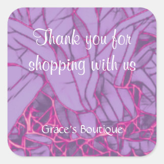 Sticker Carré Merci