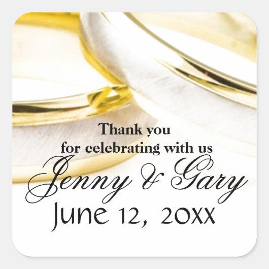 Sticker Carré Merci (Devant)