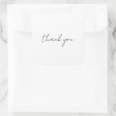 Sticker Carré Merci (Sac)